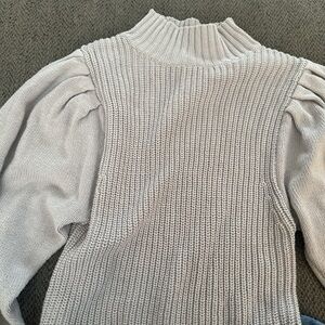 Elegant Gray Women's Sweater